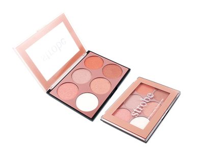 Custom 6 colors eyeshadow palette cosmetic manufacturers ES0407