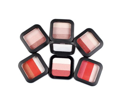 Paleta de sombras de ojos de 3 colores etiqueta privada ES0408
