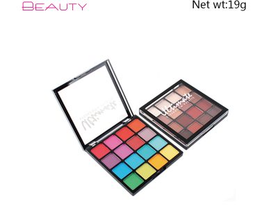 NYX 16 warna shimmer eyeshadow palette private label ES0409