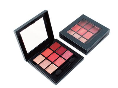 Private label shimmer eyeshadow palette 9 warna ES0426