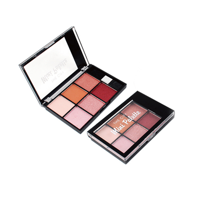 Private label high pigment eyeshadow palette cheap 6 colors ES0431 Private label high pigment eyeshadow palette cheap 6 colors ES0431