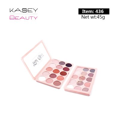 wholesale cosmetics 15 colors eyeshadow palette private label ES0436 wholesale cosmetics 15 colors eyeshadow palette private label ES0436