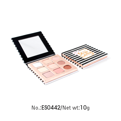 Wholesale cosmetics 9 colors cardboard eyeshadow palette ES0442 Wholesale cosmetics 9 colors cardboard eyeshadow palette ES0442