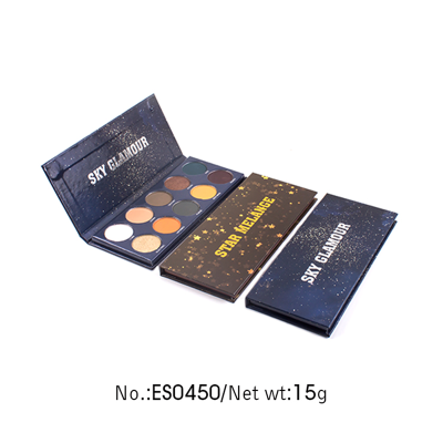 Fournisseurs de maquillage de palette de fard à paupières de 10 couleurs de marque privée ES0450 Fournisseurs de maquillage de palette de fard à paupières de 10 couleurs de marque privée ES0450