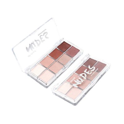 Paleta de sombras nuas de 8 cores de maquiagem personalizada ES0457 Paleta de sombras nuas de 8 cores de maquiagem personalizada ES0457