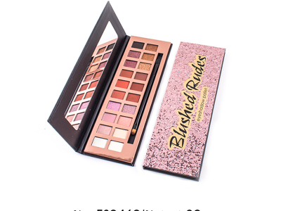 Palette de fards à paupières en carton 20 couleurs personnalisée ES0460