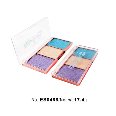 Create your own 3 colors high pigment eyeshadow palette ES0466 Create your own 3 colors high pigment eyeshadow palette ES0466