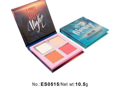 Cosmetici a marchio privato palette di ombretti all'ingrosso 4 colori ES0515