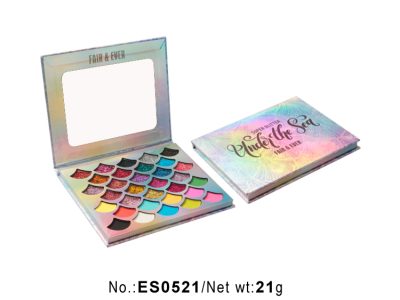 Palette de fards à paupières Glittler de marque privée 32 couleurs ES0521