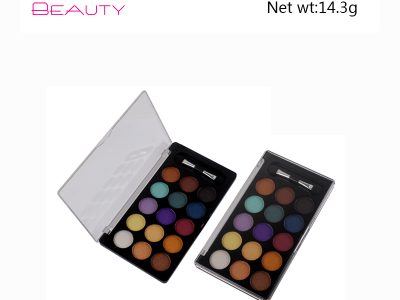 Cosmétiques de marque privée en gros 15 couleurs palette de fard à paupières ES105