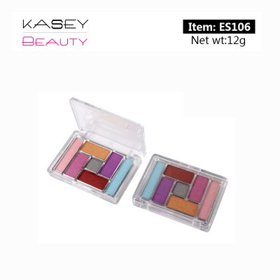 7 colors eye shadow palette Brand Your Own Cosmetics ES106 7 colors eye shadow palette Brand Your Own Cosmetics ES106