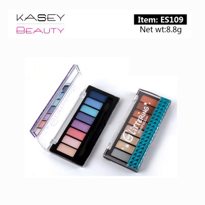 8 colors glittering eyeshadow palette private label ES109