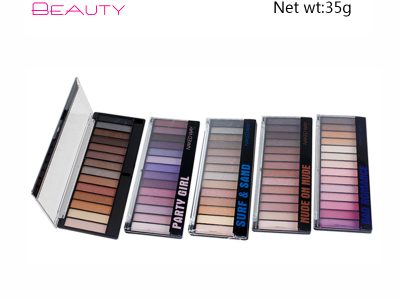 Cheap Wholesale Private Label Cosmetics 14 colors eyeshadow Palette ES112