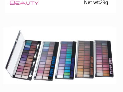 Create your own private label eyeshadow palette highly pigment 28 colors ES113