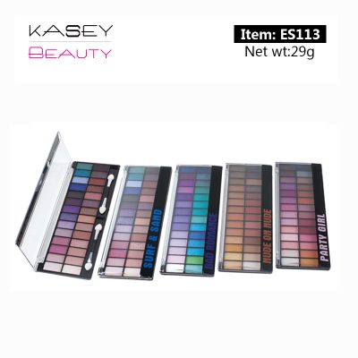 Create your own private label eyeshadow palette highly pigment 28 colors ES113 Create your own private label eyeshadow palette highly pigment 28 colors ES113