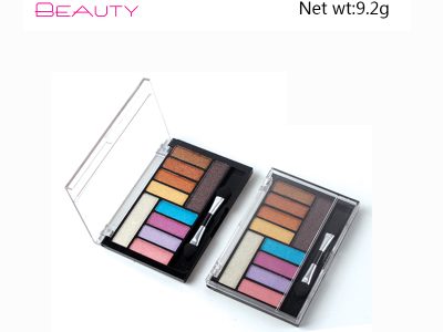 Lidschatten-Palette mit 10 Farben, leuchtende Eigenmarke, tierversuchsfrei ES136