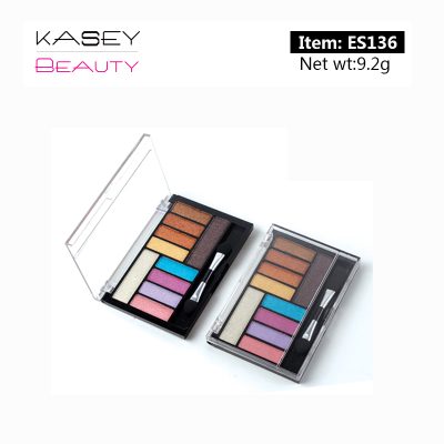 Cruelty free 10 colors eyeshadow palette Illuminating private label ES136 Cruelty free 10 colors eyeshadow palette Illuminating private label ES136