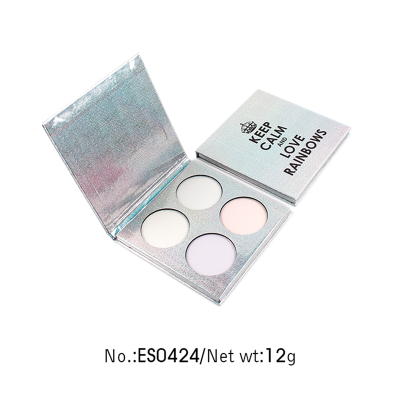 Private label rainbow eyeshadow palette 4 colors ES0424 Private label rainbow eyeshadow palette 4 colors ES0424