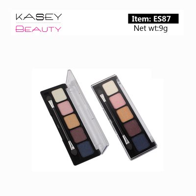 Best Private Label Metallic Eyeshadow Palette 5 colors ES87 Best Private Label Metallic Eyeshadow Palette 5 colors ES87
