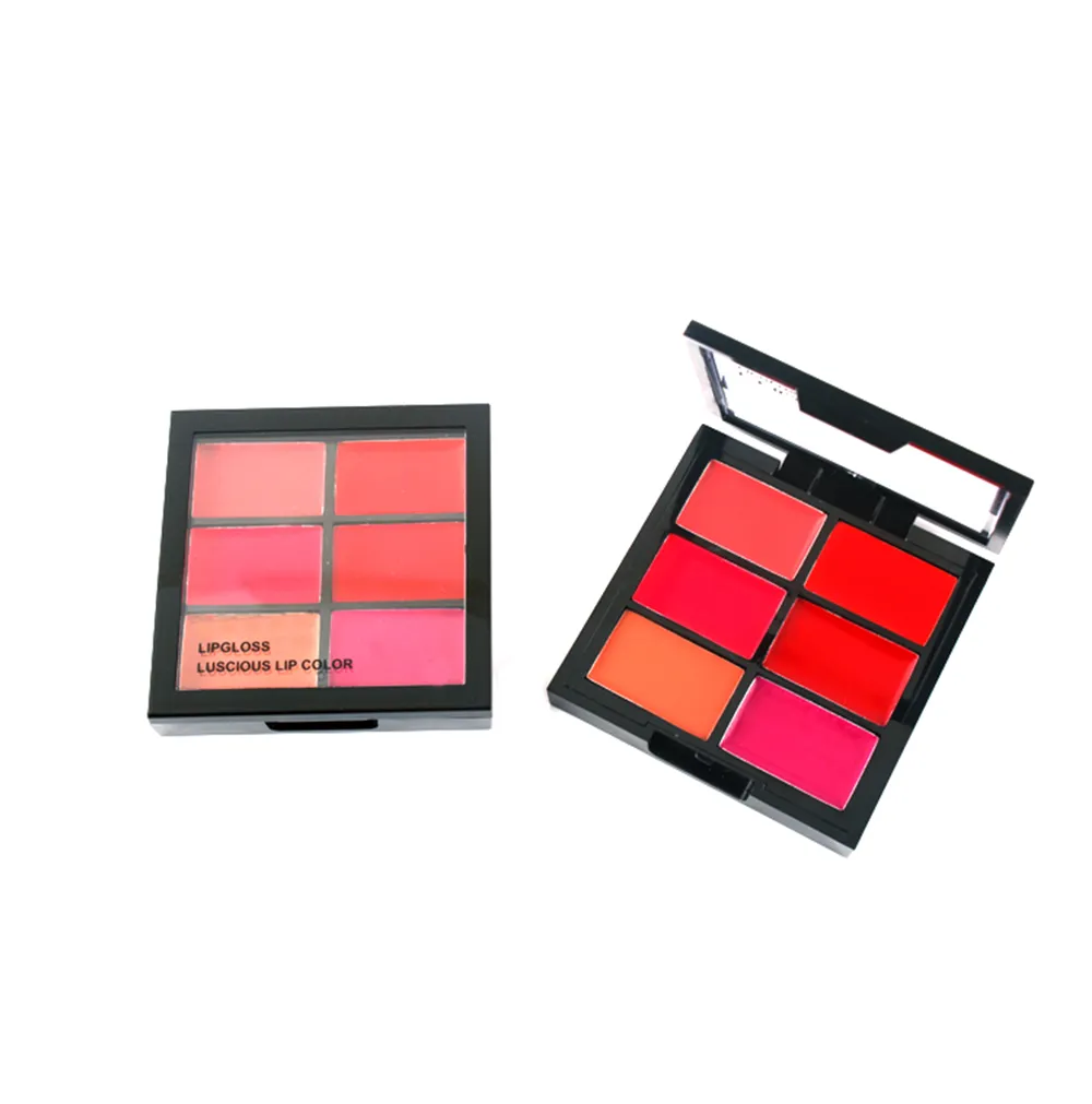 Private label 6 color lip gloss palette - LG0272