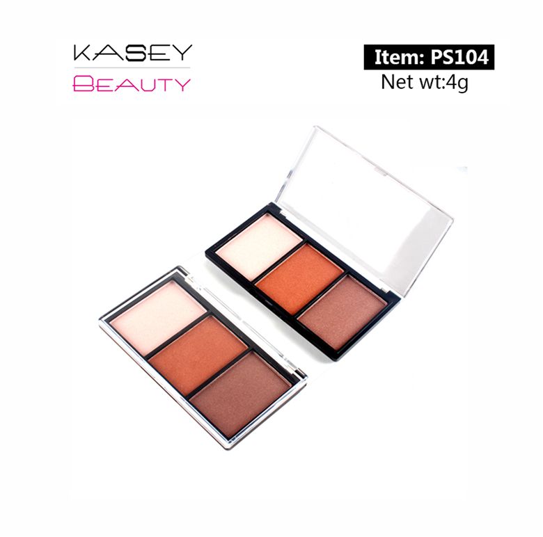 Make your own eyeshadow palette with picture 3 colors eye shadow palette PS0104