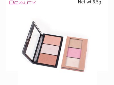 private label cosmetics wholesale eyeshadow palette 3 colors PS0201
