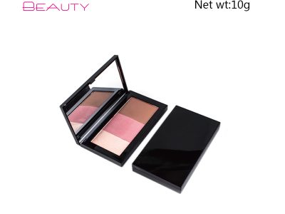 3 colors makeup palette private label eyeshadow palette manufacturer