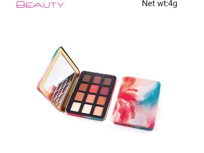Caja de lata personalizada paleta de sombras de ojos 12 colores fabricantes de sombras de ojos china