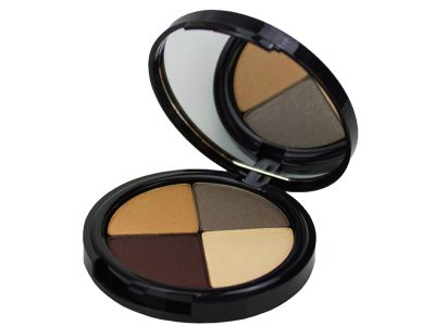 Beste Lidschatten-Palette mit hohem Pigmentgehalt, 4 Farben, Eigenmarke – PS002