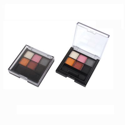 Custom manufactured cosmetics 6 colors eyeshadow palette ES0086 Custom manufactured cosmetics 6 colors eyeshadow palette ES0086