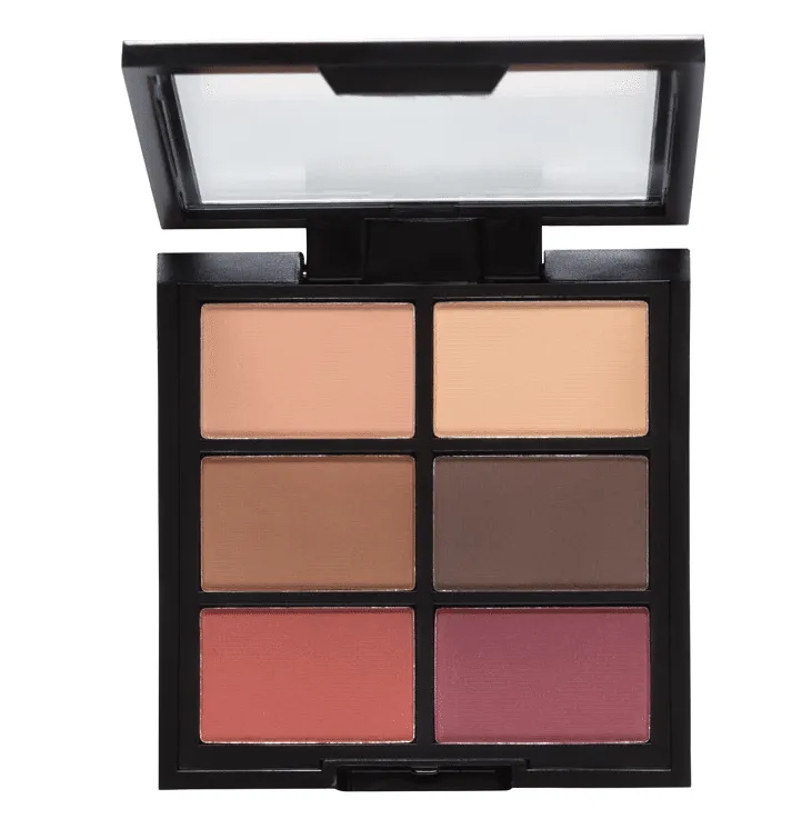 Private label 6 colors highly pigment eyeshadow palette - ES0322
