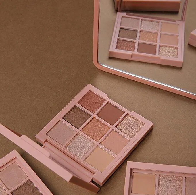 Bestseller 9 colours shimmer eye shadow palette private label ES0341-1