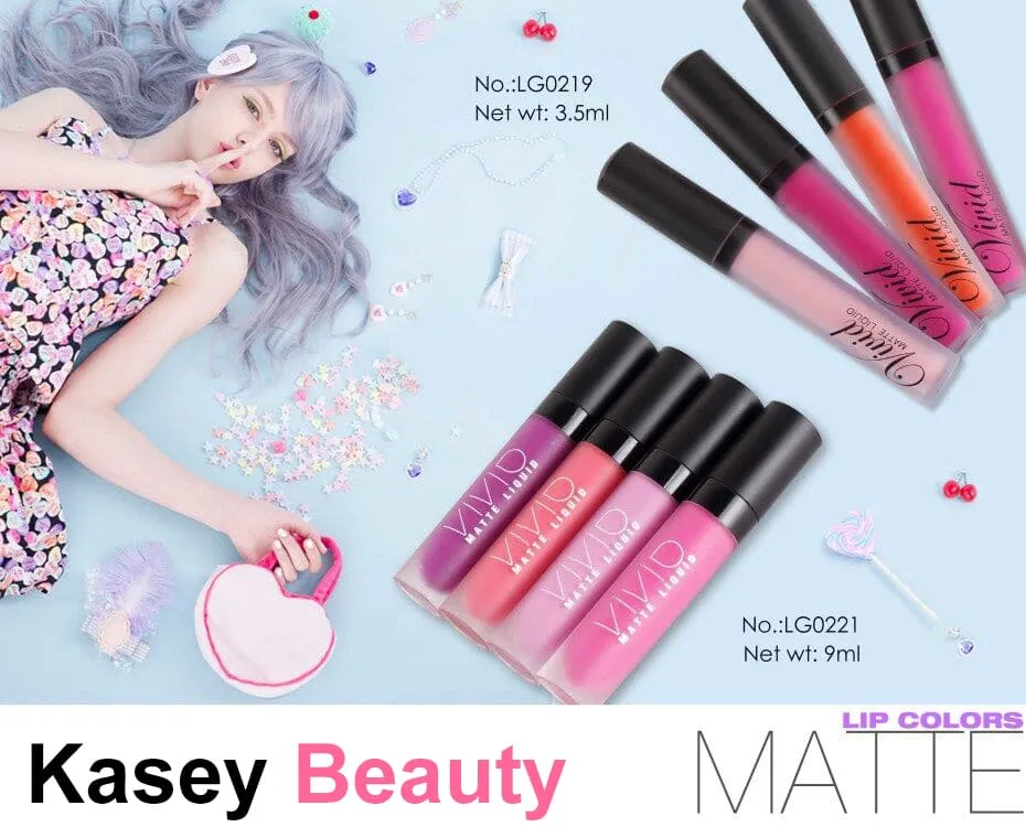 Custom Vivid matte liquid lipstick - LG0219