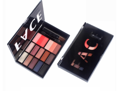 PS0159 Conjunto de maquillaje facial de etiqueta privada (incluye sombra de ojos, colorete, polvo compacto)