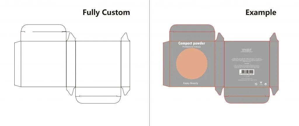 Private label compact powder PS0001