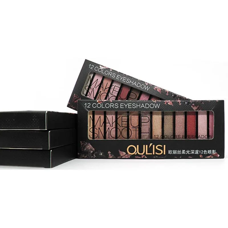 High Pigment Makeup Eyeshadow Palette 12 Colors - ES0401