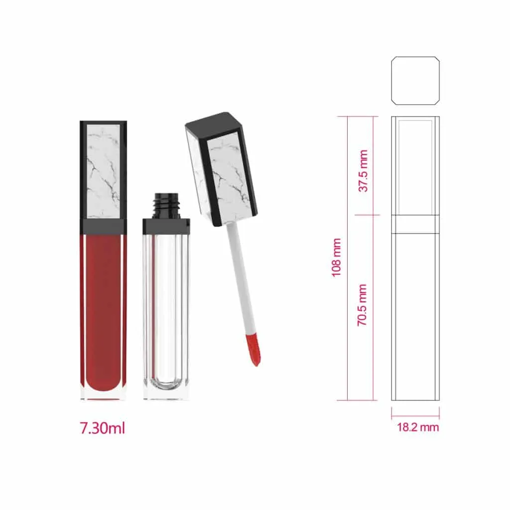 Lucidalabbra opaco a marchio privato e rossetto liquido metallico