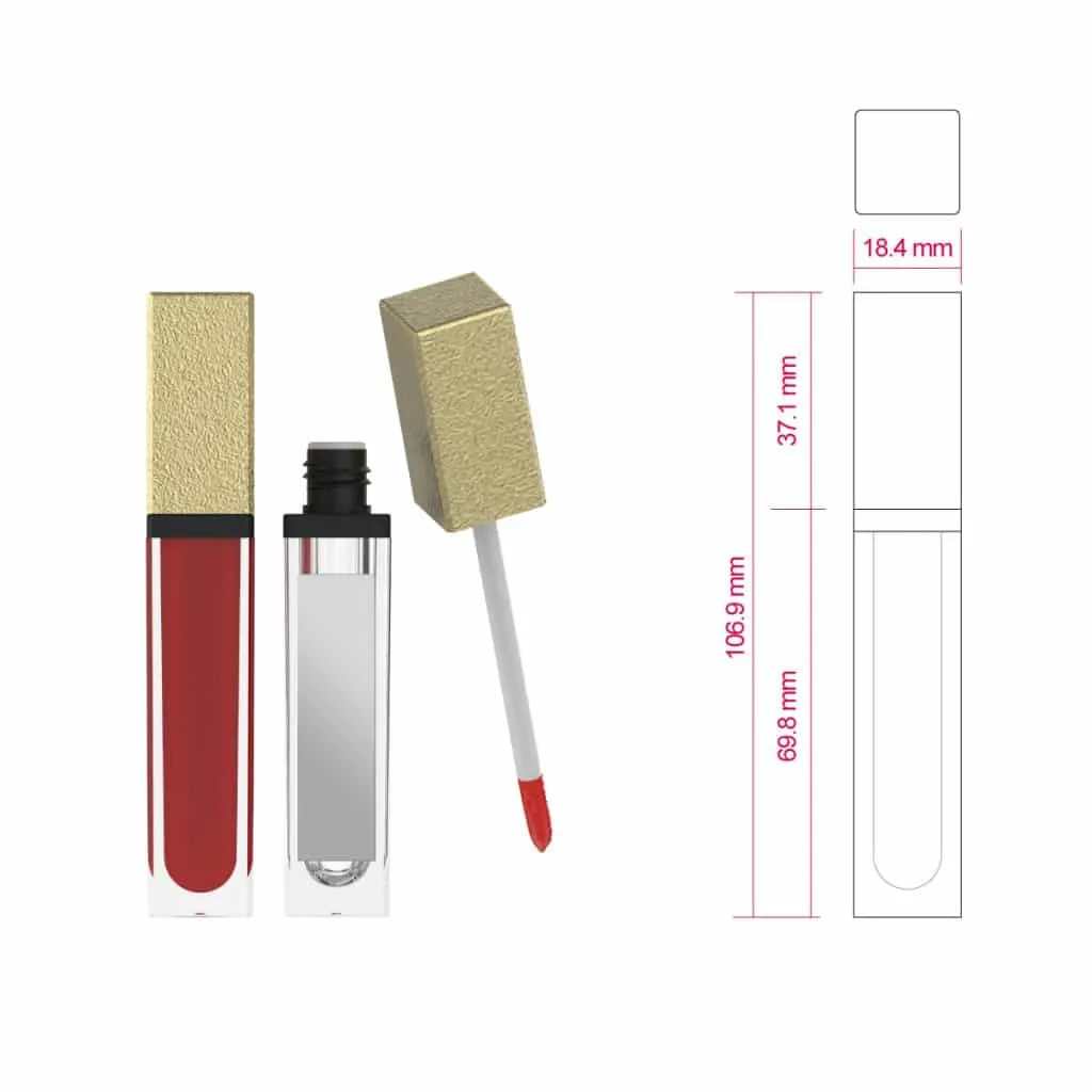 Lucidalabbra opaco a marchio privato e rossetto liquido metallico