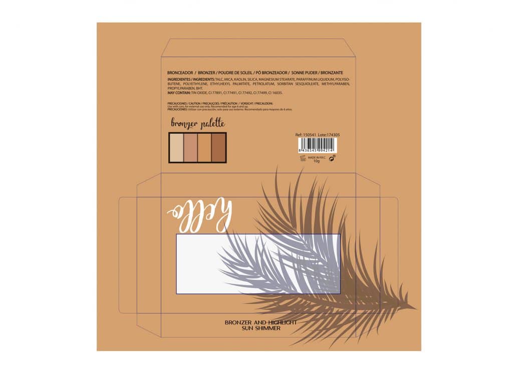 Color box packing-Private label cosmetics