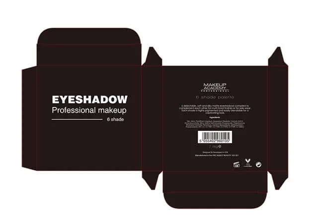 Make your own cosmetics - 10 Colors Eyeshadow Palette | ES0631
