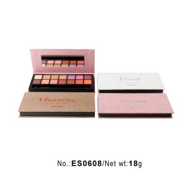 private label 14 colours eyeshadow palette - ES0608