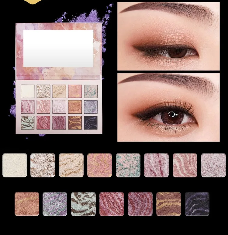 Luxury 15 colors high pigment eyeshadow palette - ES0613