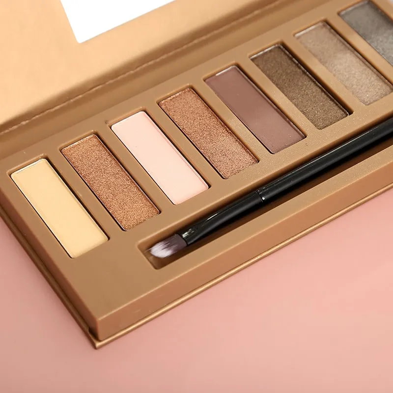 Best selling 12 colors nude eyeshadow palette highly pigment private label - ES0611