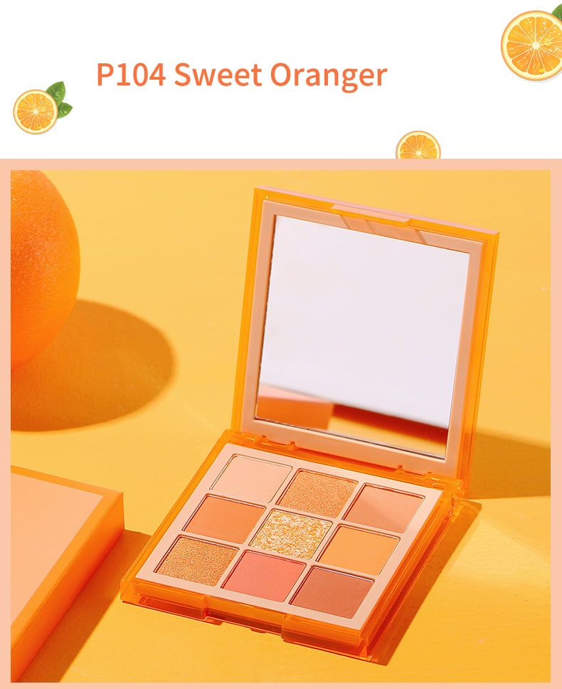 Luxury Eyeshadow Sample Private label High pigment 9 colors -ES0609