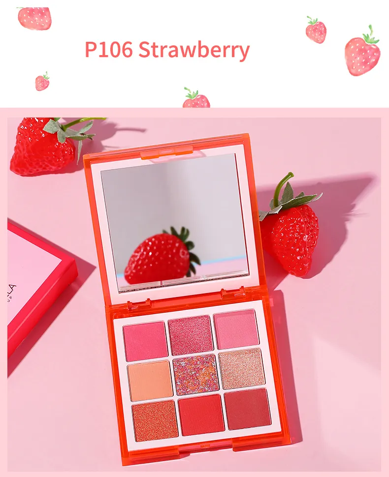Luxury Eyeshadow Sample Private label High pigment 9 colors -ES0609