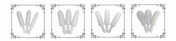 Aplicador de pincel de brilho labial personalizado/cabeça de pincel