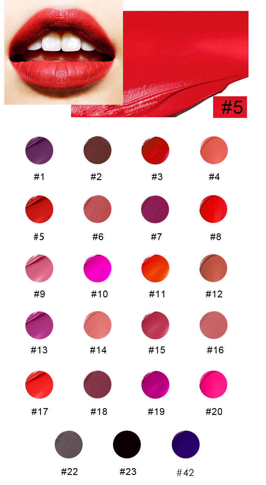 Matte liquid lipstick Small MOQ Private label- LG0363 Matte liquid lipstick Small MOQ Private label- LG0363