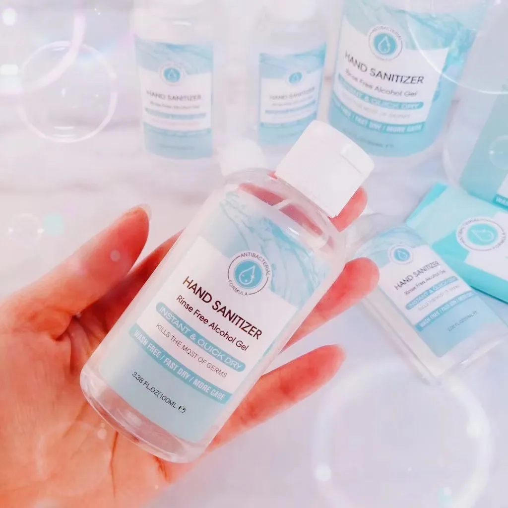 100ml Hand Sanitizer Non Wash 75% Alcohol Disinfectant HS002