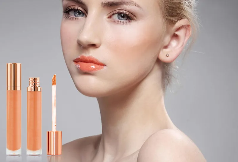 Private label Shiny sheer lip gloss with shimmer - LG0367