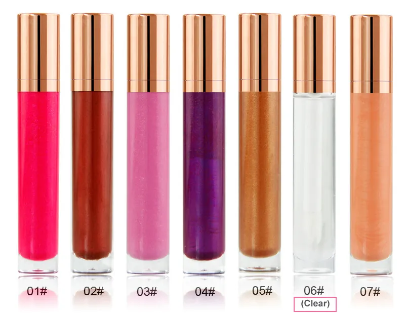 Private label Shiny sheer lip gloss with shimmer - LG0367